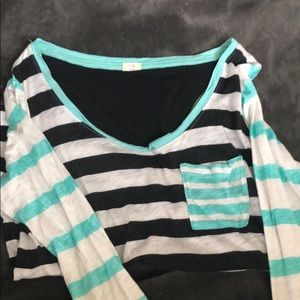 T.la striped shirt from Anthropologie